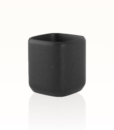 Noirwood Resin Rinse Cup – Matte Black Minimalist Tumbler | Contistar Home
