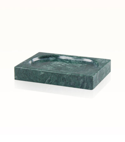 Verdemar Resin Soap Dish – Luxe Green Marble Soap Tray | Contistar Home