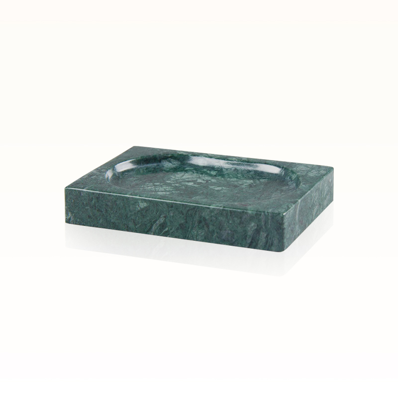Verdemar Resin Soap Dish – Luxe Green Marble Soap Tray | Contistar Home